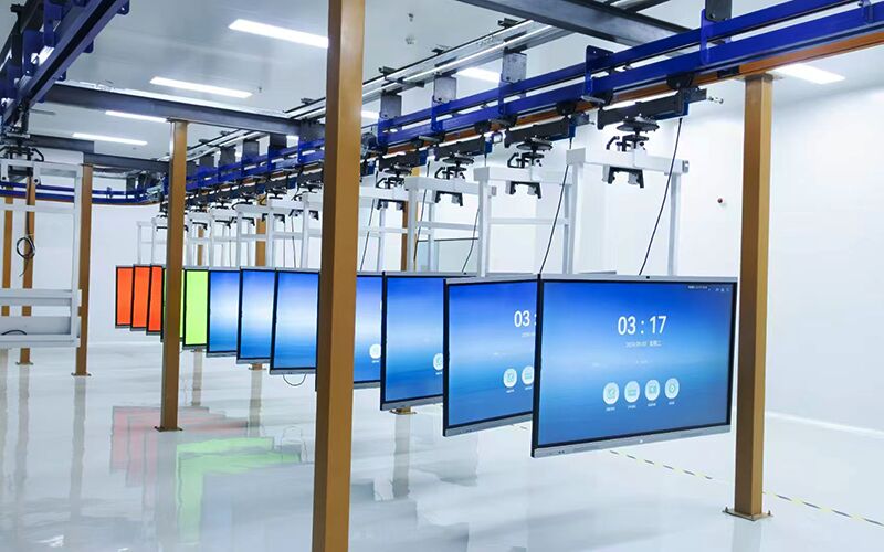 Xinqi Optoelectronic Technology (Hefei) Co., Ltd. manufacturer production line