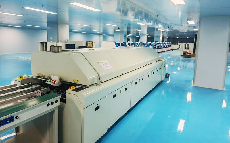 Xinqi Optoelectronic Technology (Hefei) Co., Ltd. manufacturer production line