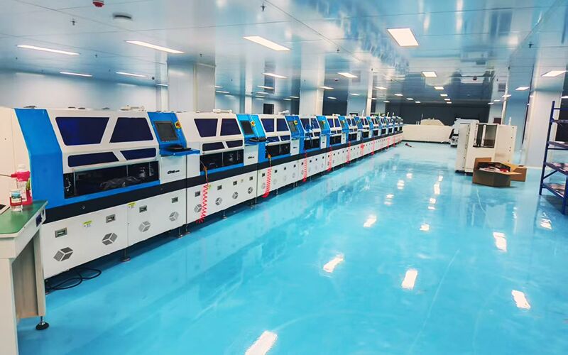 Xinqi Optoelectronic Technology (Hefei) Co., Ltd. manufacturer production line