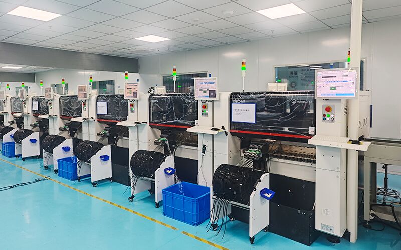 Xinqi Optoelectronic Technology (Hefei) Co., Ltd. manufacturer production line